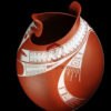 vase ceramique mata ortiz art mexicain terre blanc