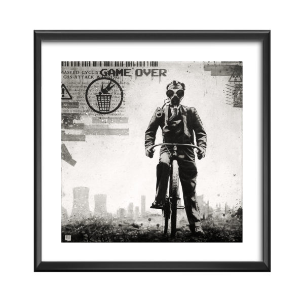 AC Masked Cyclist - willy bihoreau - peinture art numerique